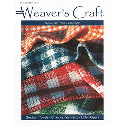 Weavers Craft Weaver's Craft Magazine - 8 Gingham Kitchen Towels in Four Sizes of Checks (SUMMER01)