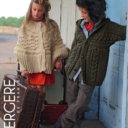 Hooded Jacket in Bergere de France Sport - knitting pattern