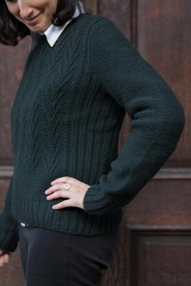 Makalu Twisted Stitch Pullover