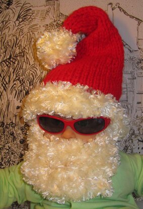 Baby Bearded Santa Superfast Hat
