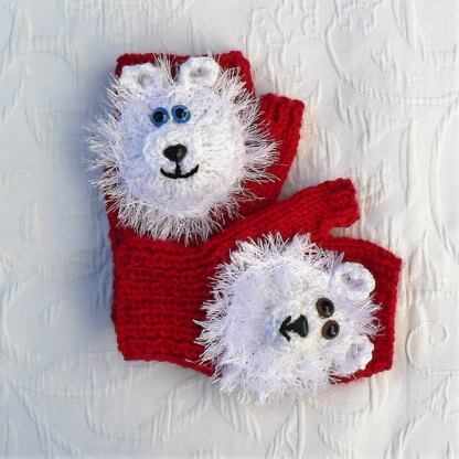 FROSTY BEAR Mittens