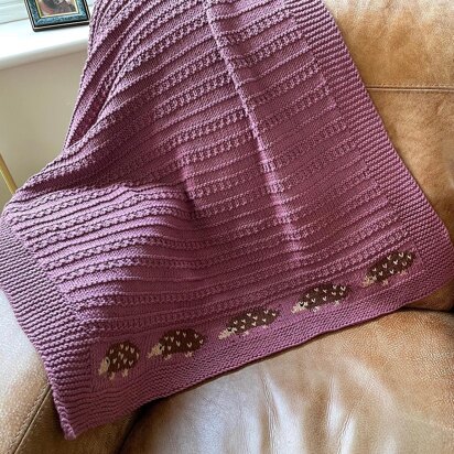 Layla's Hedgehog Baby Blanket