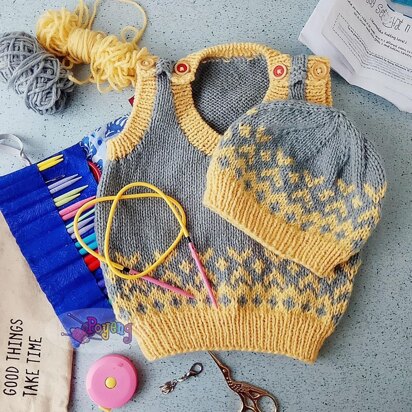 Little Gentleman Baby Set - knitting pattern