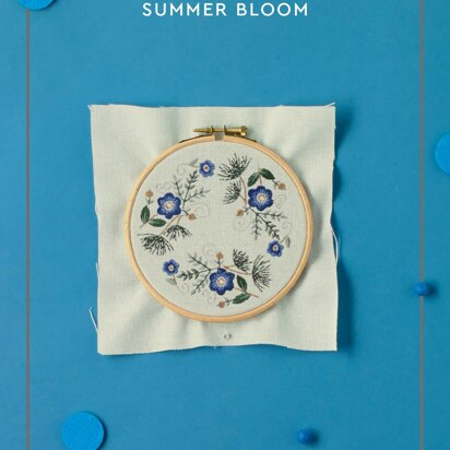 Paintbox Crafts Summer Bloom Embroidery Pattern