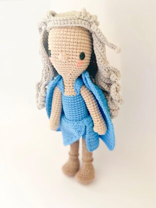 KHALEESI mother of dragons - Crochet Pattern/amigurumi