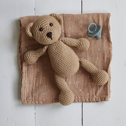 Bear Necessities Set - Layette Knitting and Crochet Pattern for Babies in Debbie Bliss Baby Cashmerino by Debbie Bliss