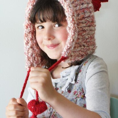 Chunky Heart Pixie Hat