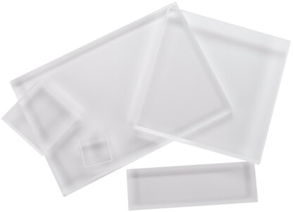 Crafter's Companion Acrylic Block Starter Set 5/Pkg - 411231