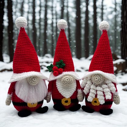 Santa Christmas Gnome Amigurumi
