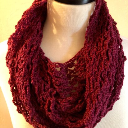 Vermillion Easy Infinity Scarf