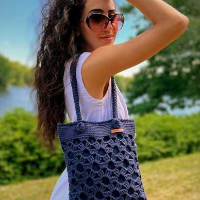 Blue Dahlia Bag