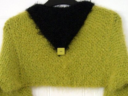 Fluffy Capelet & Bolero (allsquareknits)