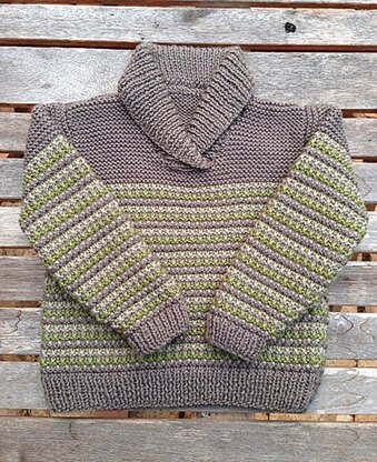 Baby shawl collar sweater sales knitting pattern