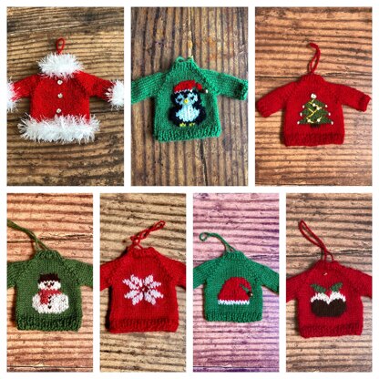 Christmas Sweater Tree Ornaments