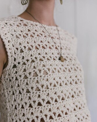 Simple Crochet Lace Crop Top
