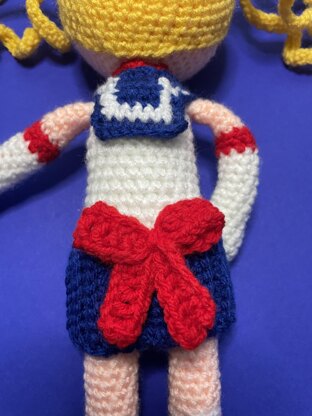 Japanese Warrior amigurumi doll