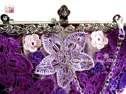 Lilac lace bag