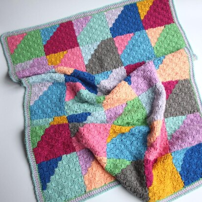 Geo Rainbow Blanket