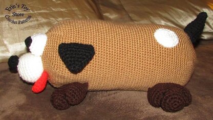 Log Dog Pillow