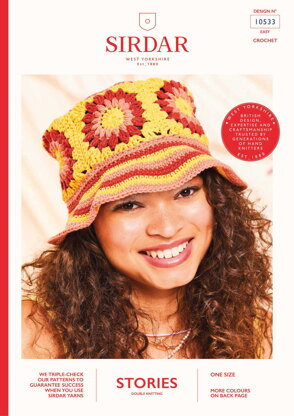 Backstage Bucket Hat in Sirdar Stories DK - 10533 - Downloadable PDF