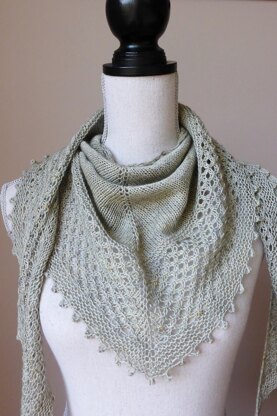 Ghost Gardens Shawlette