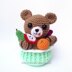 Bear In Fruit Basket