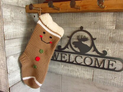 Gingerbread Man Stocking