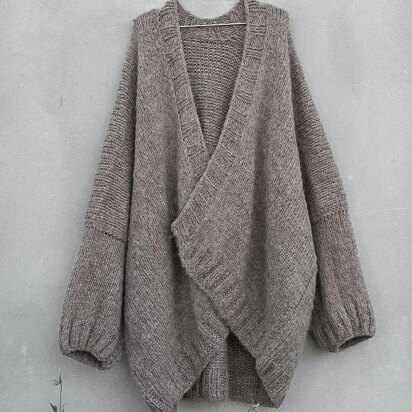 Hug oversize long cardigan