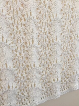 Shells & Lace Baby Blanket