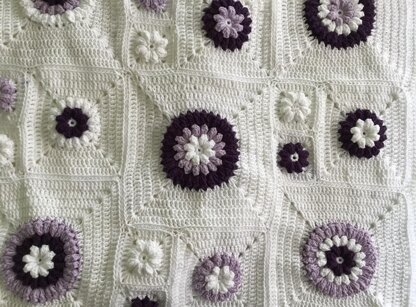 Pretty Granny Baby Blanket N 346