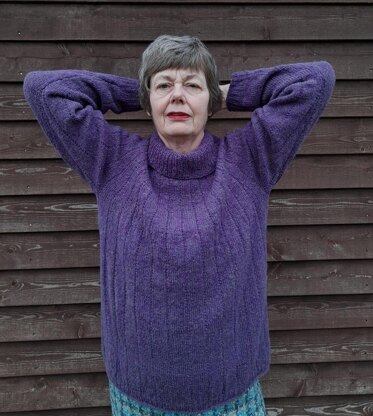 ISOBEL, lady jumper in Shetland wool