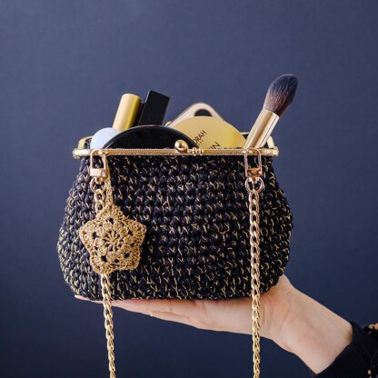 Crochet clutch "Starry night"