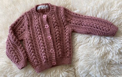 Petal Drops Baby Cardigan