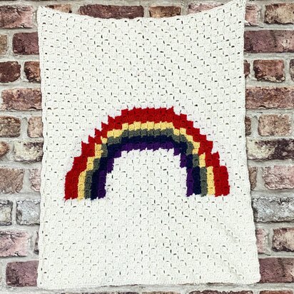 Rainbow C2C Blanket