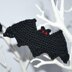 Vampire Bat Ornament. Twig Tree Decor. Halloween Home Decoration