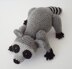 Raccoon Crochet Pattern with Movable Head and Legs by oohlookitsarabbit