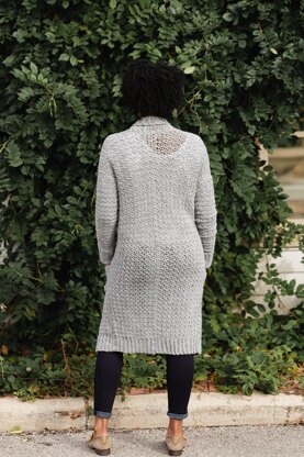 Toni Cuffed Cardi, cozy crochet cardigan with buttons [FREE PATTERN] - TL  Yarn Crafts