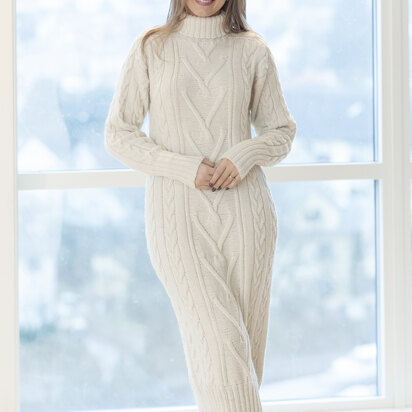 Track Dress in Viking Of Norway Alpaca Storm - UK-2307-5 - Downloadable PDF