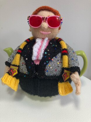 Elton John Tea Cosy Pattern