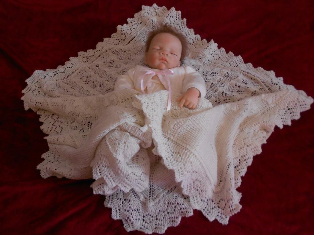 Shetland Lullaby Baby Shawl Knitting pattern by Melody Hadley