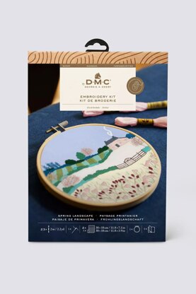 DMC Spring Landscape by Georgie K. Emery Advanced Embroidery Kit