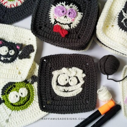 Halloween Granny Squares