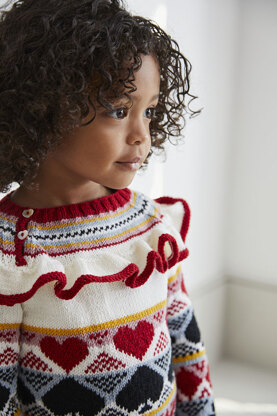 Girls fair isle outlet jumper