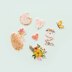 American Crafts Jen Hadfield Hey, Hello Shaker Stickers 7/Pkg - 620773