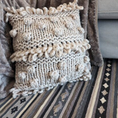 Bohemian Bobbles Pillow