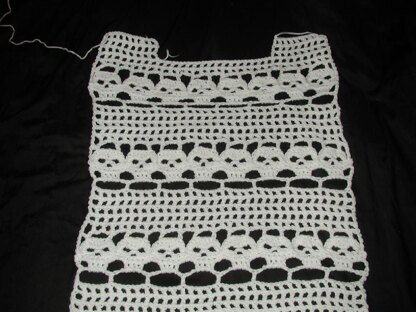 Creepy Cardigan Skull Sweater