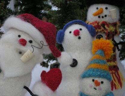 Felted Snowman