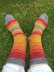 Swirls and Stripes socks