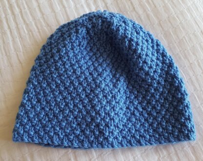 Mandy - 12ply moss stitch beanie