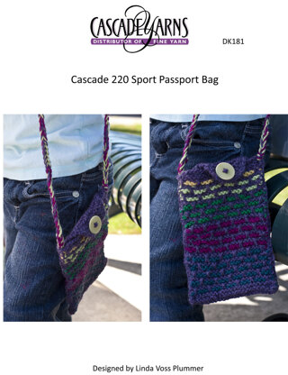 Passport Bag in Cascade 220 Sport - DK181